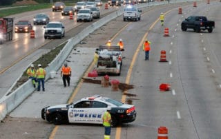 Fatal Road Construction Crash on I-35 in Dallas