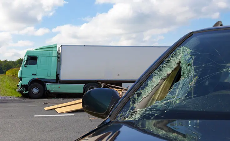 Objects Falling from Trucks and Causing a Crash