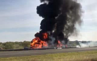 Fatal Fiery 18-Wheeler Crash